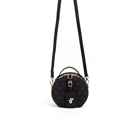 Silver Polo  Kadın Çapraz Çanta 1163-45630 SILVER POLO ÇAPRAZ Kadın ÇANTASI M178 SİYAH-MAT SİYAH