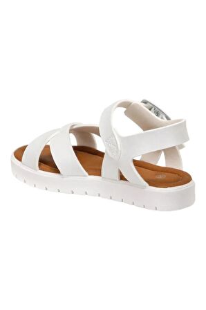 Beyaz Unisex Çocuk Sandalet