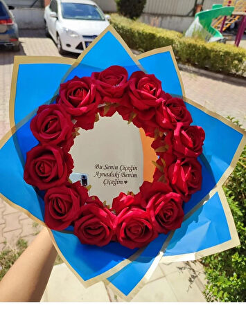 kırmızı Aynalı Buket sana senden daha guzel .......