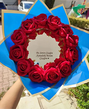 kırmızı Aynalı Buket sana senden daha guzel .......