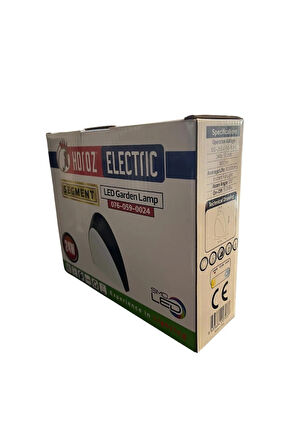 Segment Led Aplik 24w 3000k Ip65 1800lm Siyah Kasa 076-059-0024
