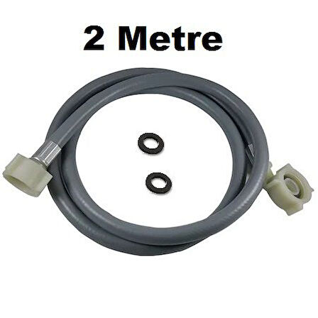 2 Metre Çamaşır Makinesi Temiz Su Hortumu , Uyumlu Marka Arçelik Beko Vestel Regal Profilo Bosch