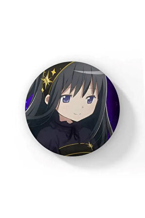 Puella Magi Madoka Magica Temalı 1 Adet Rozet 58 Mm