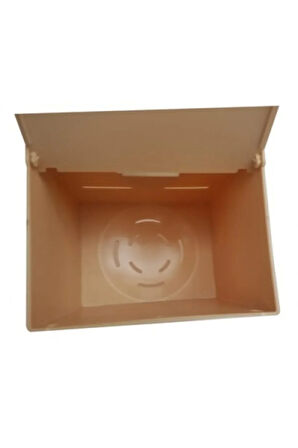 Finch Plastik Yuvalik 9,5 X 14 X 13 ( Kahve V Agiz )