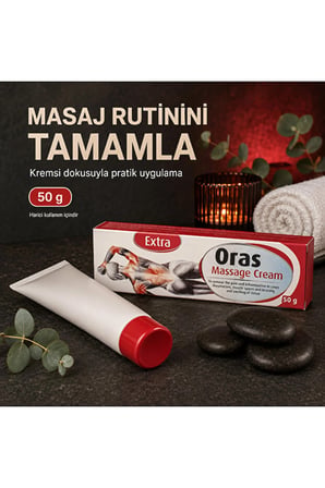 Oras Extra Massage Cream 50 g – Masaj Kremi, Vücut Masaj Bakımı