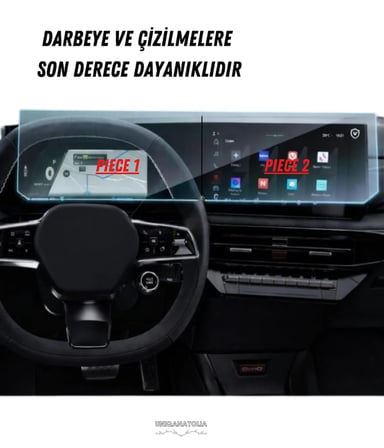 Renault Clio Esprit Alpine 2026 Hayalet Gösterge ve Multimedya Uyumlu Nano Ekran Koruyucu