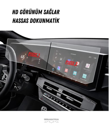 Renault Clio Esprit Alpine 2026 Hayalet Gösterge ve Multimedya Uyumlu Nano Ekran Koruyucu