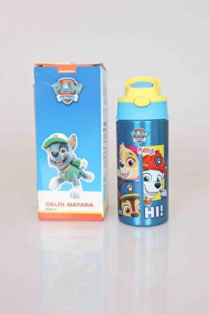 LİSANSLI PAW PATROL ÇELİK MATARA 500 ML