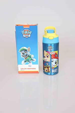 LİSANSLI PAW PATROL ÇELİK MATARA 500 ML