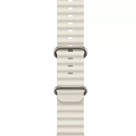 Apple Watch Kordon 3 4 5 6 7 8 SE Ultra Serisi 42 Mm/44 Mm/45Mm/46MM/ 49Mm Uyumlu Ocean Silikon Spor Kayış