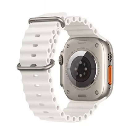 Apple Watch Kordon 3 4 5 6 7 8 SE Ultra Serisi 42 Mm/44 Mm/45Mm/46MM/ 49Mm Uyumlu Ocean Silikon Spor Kayış