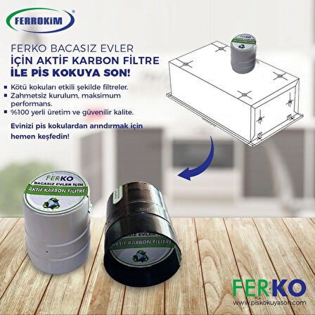 Bacasız Evler Için Uzun Ömürlü Aktif Karbon Filitre Bacasız Karbon
