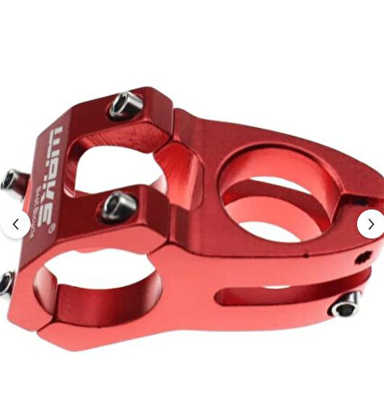 BİKE SKY Wake Alüminyum Kırmızı Bisiklet Kısa Gidon Boğazı 40mm Bisiklet Yedek Parça 31,8mm