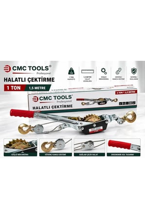 Çelik Halatlı Çektirme 1 Ton 1.5 Metre(CMC8650)