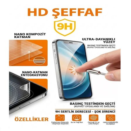 Xiaomi 17 PRO Uyumlu Ekran Koruyucu 9H Ekstra Koruma 9H - HD