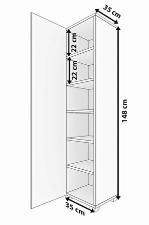 Çok Amaçlı Banyo Dolabı