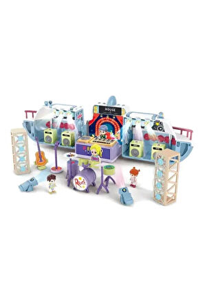 Vardem Sesli Işıklı Aksesuarlı Eğlenceli Açılıp Katlanabilir Parti Teknesi Oyun Seti