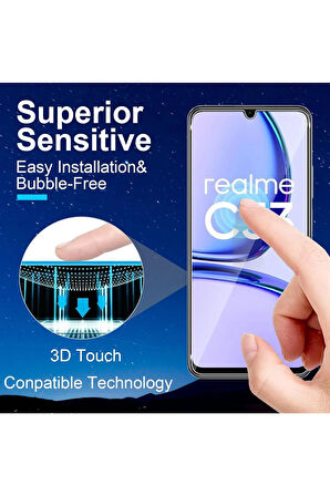 Realme C53 Nano Ekran Koruyucu Kırılmaz Cam - İnce Ve Esnek