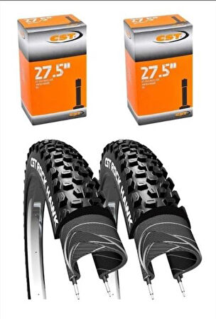 CST Rock Hawk 27.5 X 2.25 Mtb Bisiklet Lastik Seti 2iç + 2dış