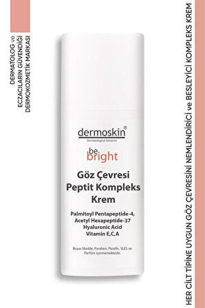 İnce Çizgiler ve Kırışıklık Karşıtı Be Bright Göz Çevresi Peptit Kompleks Bakım Kremi 15 ml