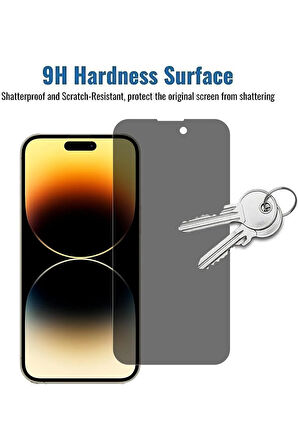 Apple iPhone 15 Pro Max Hayalet Ekran Koruyucu Kırılmaz Cam - Ultra İnce