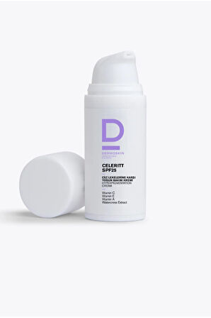 Koyu Renkli Lekelerin Renginin Beyazlaşmasını Sağlayan Celeritt SPF 25 Krem 30 ml.