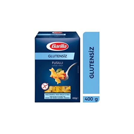 Barilla Glutensiz Fusilli / Burgu Makarna 400 Gr