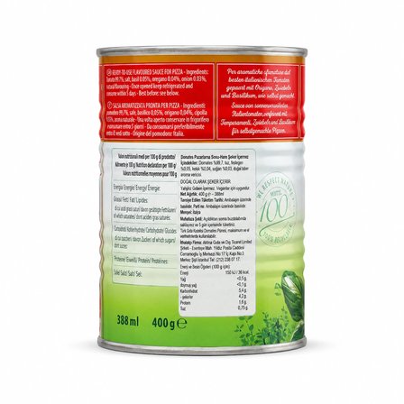 Mutti Aromatica Pizza Sosu 400 g + Zad Alkhaleej Türk Usulü Pizza Baharatı 150 g – 2’li Pizza Hazırlama Seti