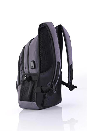 ÇÇS SİYAH YOUNG USB GİRİŞLİ LAPTOP SIRT ÇANTASI-51318