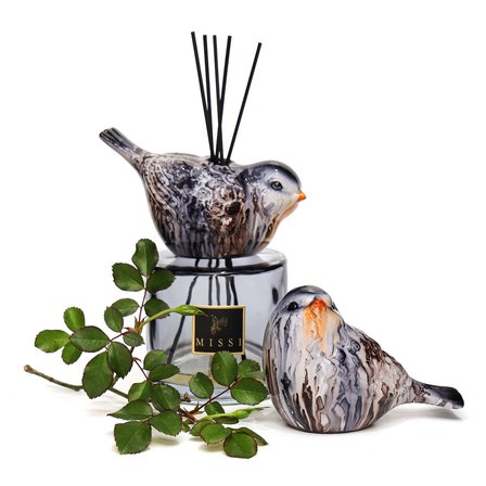 Kendi Kokunu Seç-Bird Collection Siyah Cam Çubuklu Difüzör (Esanssız)