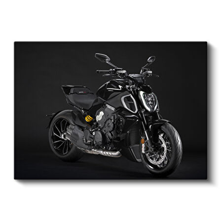 Mat Siyah Ducati XDiavel Dark Kanvas Tablo