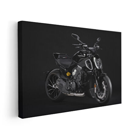 Mat Siyah Ducati XDiavel Dark Kanvas Tablo