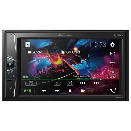 DOUBLE TEYP 6.2" 4X50W MİRRORLİNK BT/USB/FM/AUX PIONEER DMH-G221BT