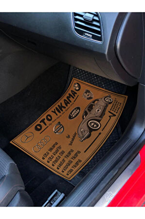 Baskılı 32X45 cm 100 gr 500 Adet Kraft Oto Paspas Kağıdı