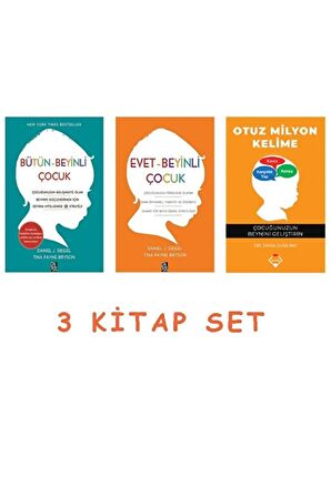 Evet-beyinli Çocuk | Bütün - Beyinli Çocuk | Otuz Milyon Kelime | 3 Kitap Set