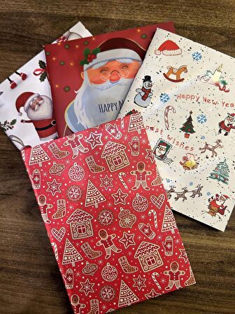 Chritsmas notebook özel set 4'lü