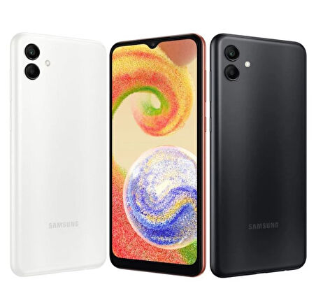  Samsung Galaxy A04  Siyah 64 GB  / 4 GB Ram Yenilenmiş Ürün (Sıfır Gibi)