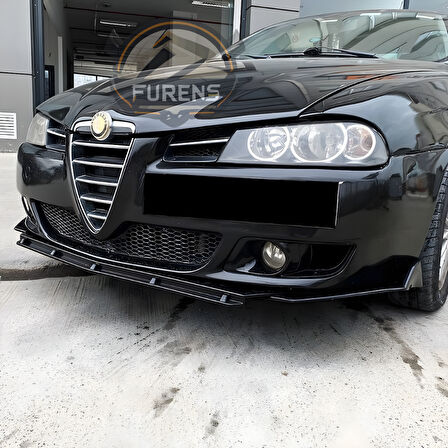 Alfa Romeo 157 Uyumlu Brabus Ön Lip 3 Parça Kanatlı Lip