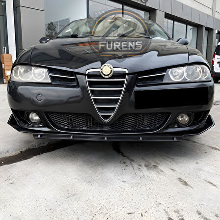 Alfa Romeo 157 Uyumlu Brabus Ön Lip 3 Parça Kanatlı Lip