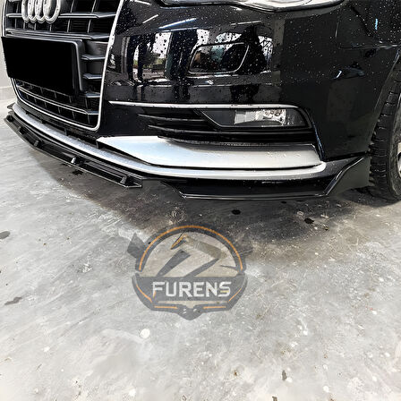 Audi A3 8P 2003-2007 Uyumlu Brabus Ön Lip 3 Parça Kanatlı Lip