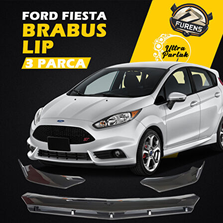 Ford Fiesta 2008-2017 Uyumlu Brabus Ön Lip 3 Parça Kanatlı Lip