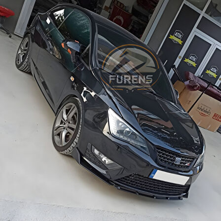 Seat Ibiza Mk4 2009-2017 Uyumlu Brabus Ön Lip 3 Parça Kanatlı Lip