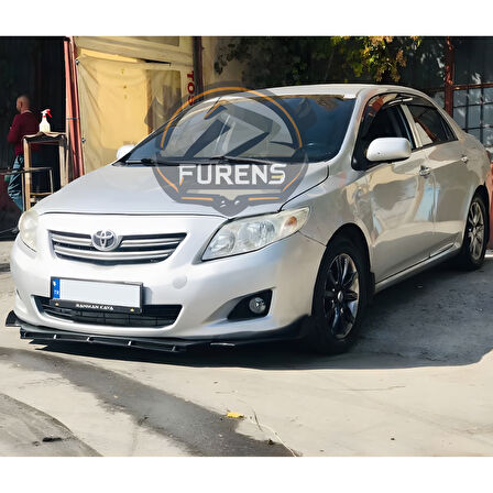 Toyota Corolla 2007-2012 Uyumlu Brabus Ön Lip 3 Parça Kanatlı Lip