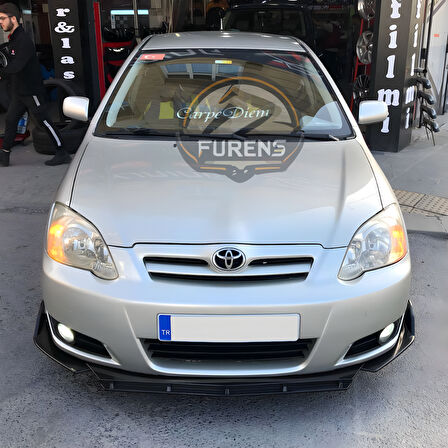 Toyota Corolla 2007-2012 Uyumlu Brabus Ön Lip 3 Parça Kanatlı Lip