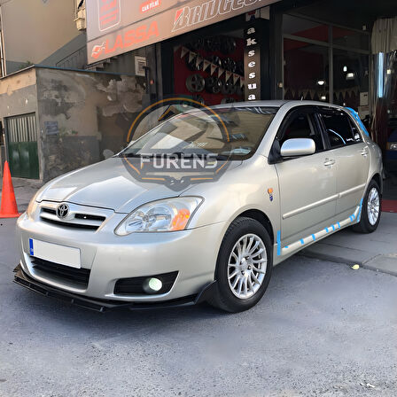 Toyota Corolla 2007-2012 Uyumlu Brabus Ön Lip 3 Parça Kanatlı Lip