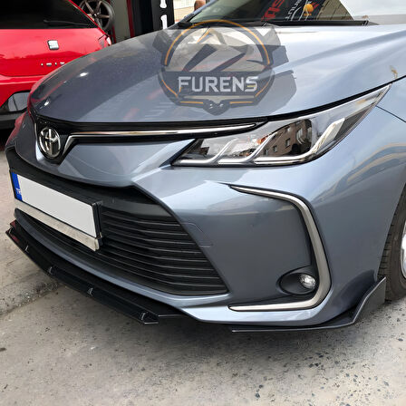 Toyota Corolla 2019 Uyumlu Brabus Ön Lip 3 Parça Kanatlı Lip