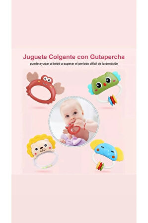 Pilli Işıklı Müzikli Projektörlü Kumandalı Sabitlemeli Dönence Çıngıraklı Dişlikli Bebek Yatıştırıcı