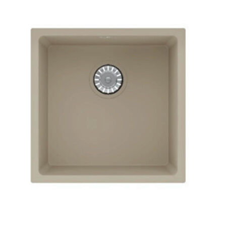 Real Stone Steep 50x40 Krem Granit Mutfak Eviyesi