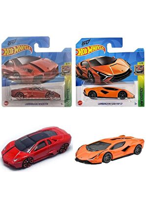 Hot Wheels Lamborghini Reventon & Sian 2 Araç Set (1:64)