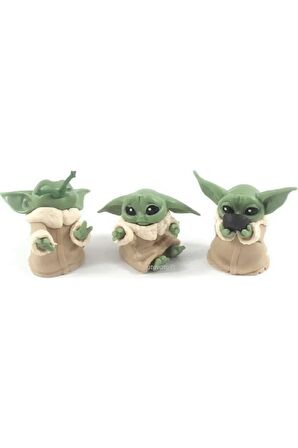 Baby Yoda 6lı Set Figür Biblo 6 Adet Figür